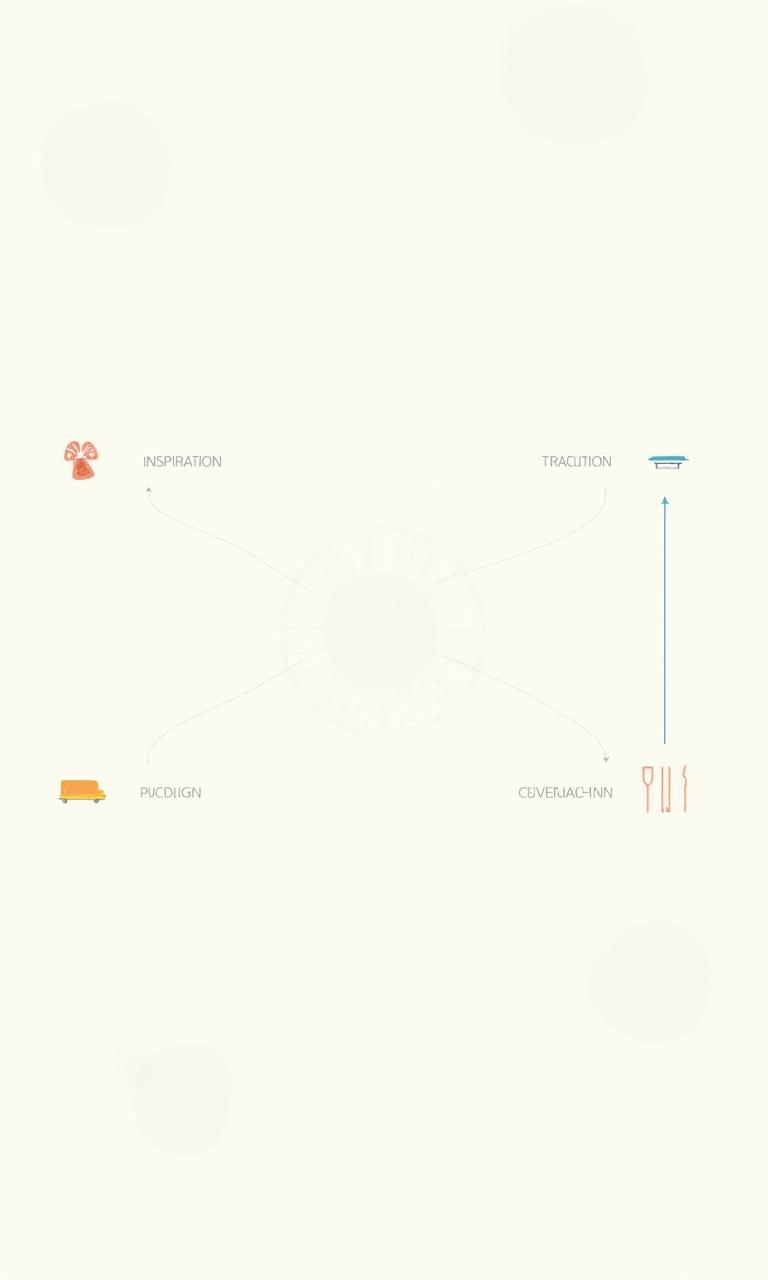 Ilustración del flujo de trabajo textil